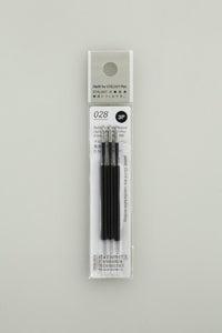WATER-BASED GEL INK BALL POINT PEN REFILLS 3P
