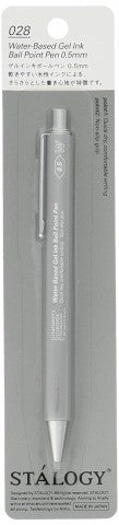 WATER-BASED GEL INK BALL POINT PEN 0.5MM GRAY