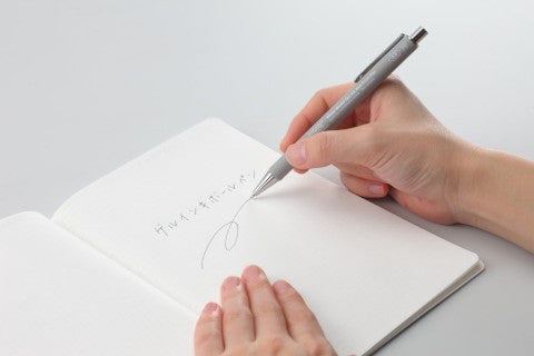 WATER-BASED GEL INK BALL POINT PEN 0.5MM GRAY