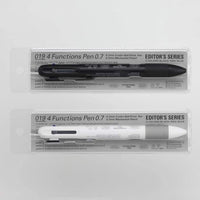 4 FUNCTIONS PEN 0.7MM WHITE