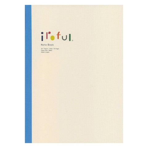 IROFUL SOFT COVER NOTEBOOK 96 P A5 WHITE BLANK