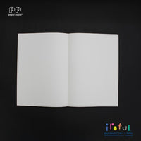 IROFUL SOFT COVER NOTEBOOK 96 P A5 WHITE BLANK