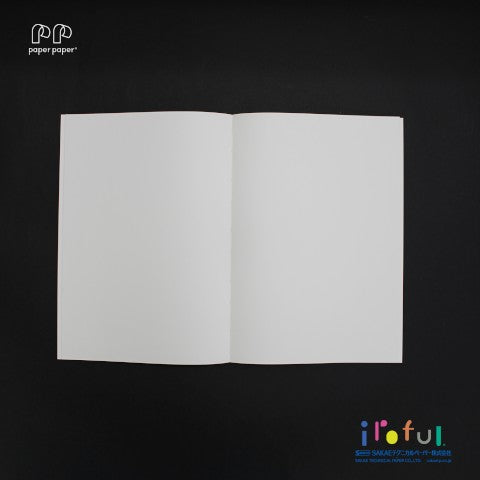 IROFUL SOFT COVER NOTEBOOK 96 P A5 WHITE BLANK