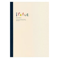 IROFUL SOFT COVER NOTEBOOK 96 P A5 WHITE 5MM DOT GRID