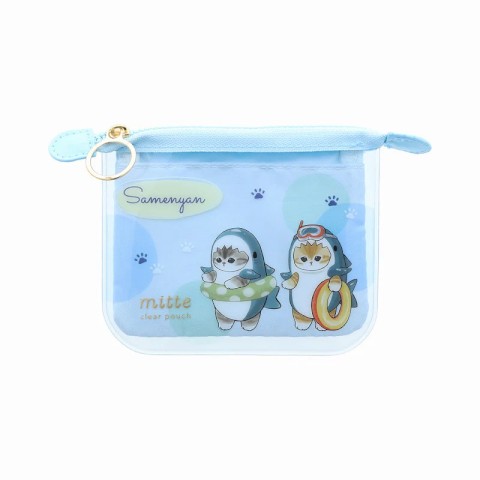 CLEAR POUCH MINI FLAT MITTE MOFUSAND SHARK