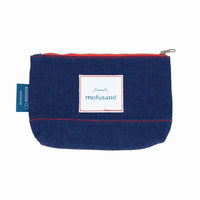 DENIM POUCH FLAT MOFUSAND MOFUSAND HAMBURGER