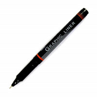 OHTO GRAPHIC LINER NEEDLE POINT DRAWING PEN PIGMENT INK 05 1.0 MM BLACK INK