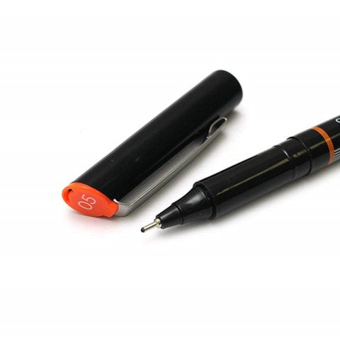 OHTO GRAPHIC LINER NEEDLE POINT DRAWING PEN PIGMENT INK 05 1.0 MM BLACK INK