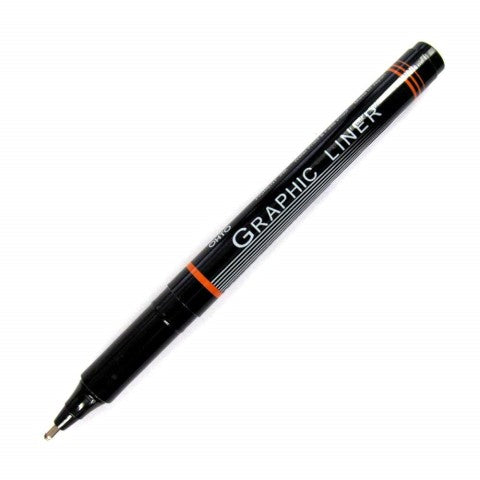 OHTO GRAPHIC LINER NEEDLE POINT DRAWING PEN PIGMENT INK 10 1.5 MM BLACK INK