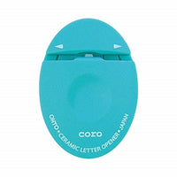 CORO CERAMIC LETTER OPENER BLUE