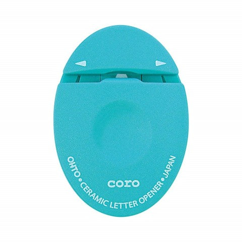 CORO CERAMIC LETTER OPENER BLUE
