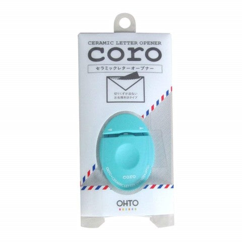 CORO CERAMIC LETTER OPENER BLUE