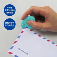 CORO CERAMIC LETTER OPENER BLUE