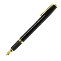 OHTO FOUNTAIN PEN FF01 THICK BARREL GOLD BLACK