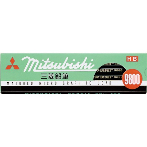 MITSUBISHI PENCIL 9800 HB 12PCS