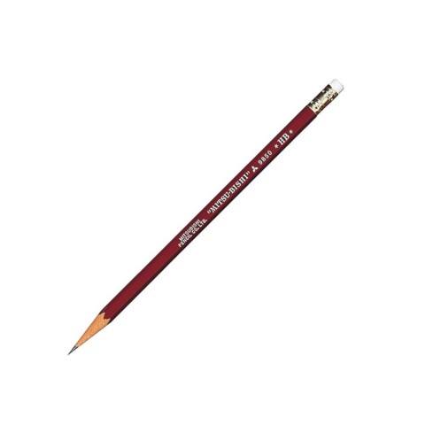 MITSUBISHI PENCIL W/ ERASER 9850 HB 12PCS