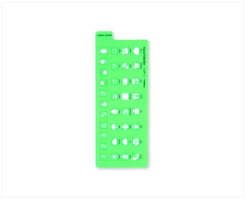TEMPLATE ICON: GREEN - NUMBER AND SYMBOL