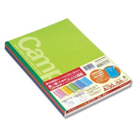 KOKUYO CAMPUS NOTEBOOK DOTTED LINE B5 30 SHEET 5 COLOR PACK