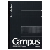 KOKUYO CAMPUS NOTEBOOK 5MM GRID B5 40 SHEET BLACK