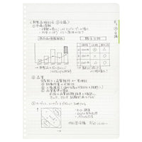 KOKUYO SOFT RING NOTEBOOK BIZ B5 40 SHEET DOTTED LINE NAVY