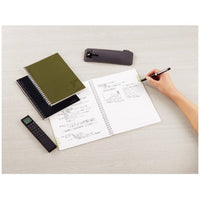 KOKUYO SOFT RING NOTEBOOK BIZ A5 50 SHEET DOTTED LINE NAVY