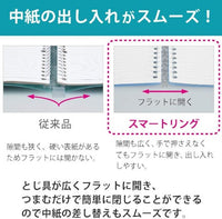 KOKUYO CAMPUS BINDER SMART RING B5 LIGHT BLUE