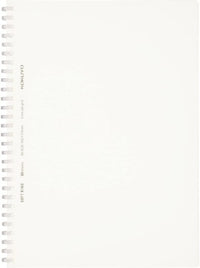 <N>KOKUYO SOFT RING NOTEBOOK DOTTED GRID 5MM B5 80 SHEET CLEAR