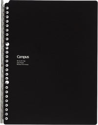 <N>KOKUYO CAMPUS BINDER SMART RING BIZ B5 BLACK 26 HOLE B5 5/25 SHEET BLACK