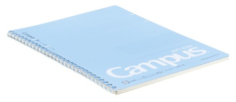 CAMPUS SOFT RING NOTEBOOK B5 40 SHEETS 6MM DOTTED LINE BLUE