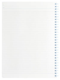 CAMPUS SOFT RING NOTEBOOK B5 40 SHEETS 6MM DOTTED LINE BLUE