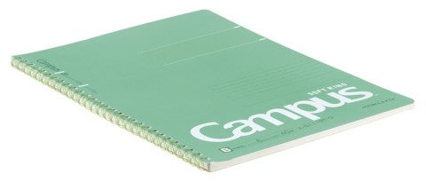 CAMPUS SOFT RING NOTEBOOK B5 40 SHEETS 6MM DOTTED LINE GREEN