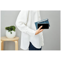 FIELD NOTEBOOK SKETCH BOOK 3MM GRID GRAYISH BLUE