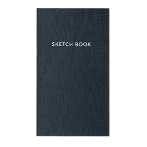 FIELD NOTEBOOK SKETCH BOOK 3MM GRID CHARCOAL BLACK
