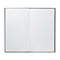 FIELD NOTEBOOK SKETCH BOOK 3MM GRID CHARCOAL BLACK