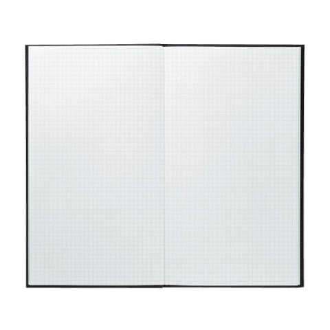 FIELD NOTEBOOK SKETCH BOOK 3MM GRID CHARCOAL BLACK