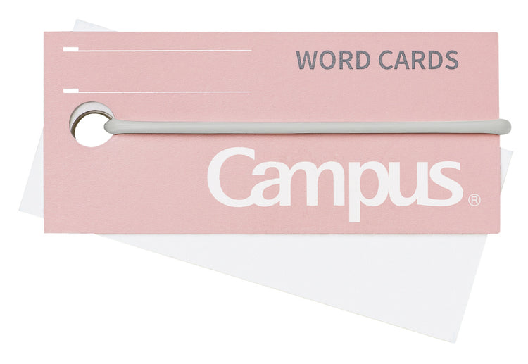 CAMPUS WORD CARDS WITH BAND PINK