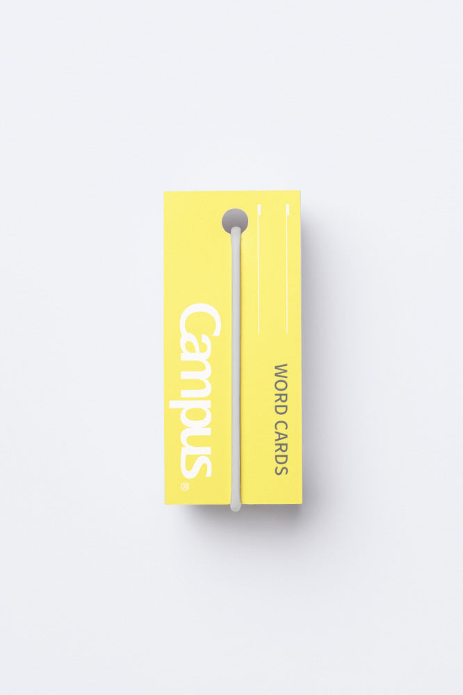 CAMPUS WORD CARDS WITH BAND YELLOW