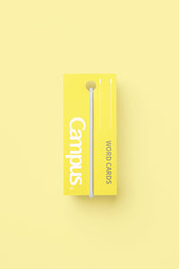 CAMPUS WORD CARDS WITH BAND YELLOW