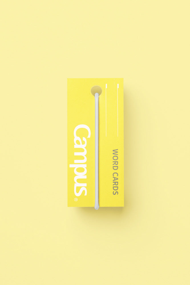 CAMPUS WORD CARDS WITH BAND YELLOW