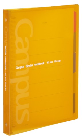 CAMPUS SLIDE BINDER MIDDLE TYPE B5 ORANGE