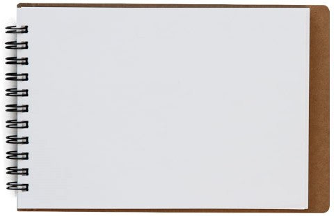 CROQUIS SKETCHBOOK POCKET - 4.4 X 6.5 IN - WHITE PAPER - 52.3 GSM - 100 SHEETS