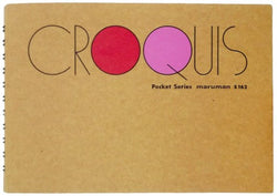 CROQUIS SKETCHBOOK POCKET - 4.4 X 6.5 IN - CREAM PAPER - 60 GSM - 100 SHEETS