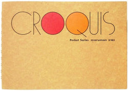 CROQUIS SKETCHBOOK POCKET - 4.4 X 6.5 IN - WHITE DRWAING PAPER - 96.5 GSM - 55 SHEETS