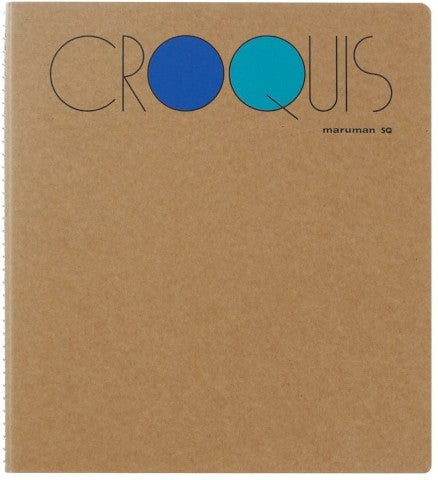 CROQUIS SKETCHBOOK SQ - 7.2 X 6.5 IN - WHITE PAPER - 52.3 GSM - 100 SHEETS