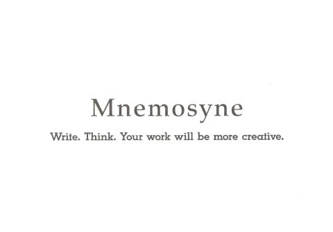 MNEMOSYNE A6 LEAFLET ENGLISH (FOR ENDUSER)