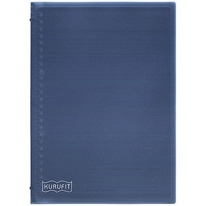 MARUMAN KURUFIT BINDER - B5 - 26 RINGS - BLUE