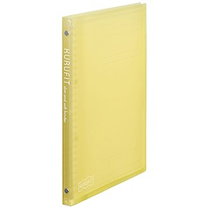 MARUMAN KURUFIT BINDER - B5 - 26 RINGS - YELLOW