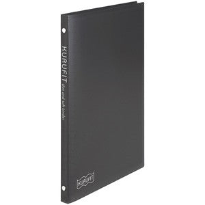 MARUMAN KURUFIT BINDER - B5 - 26 RINGS - BLACK