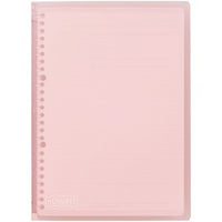 MARUMAN KURUFIT BINDER - B5 - 26 RINGS - LIGHT PINK
