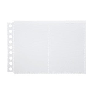 MARUMAN LOOSE LEAF - MINI B7 MODIFIED - CARD POCKETS - 2 SHEETS